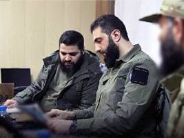 extremist wird politiker: was plant al-dschulani in syrien?