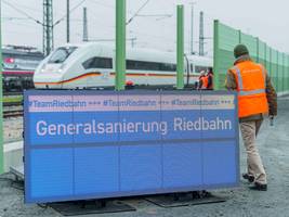 Bahnverkehr: Zugstrecke zwischen Frankfurt und Mannheim vor Wiedereröffnung