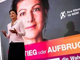 Wegen Kandidaten-Inflation: Sahra Wagenknecht wird Kanzlerkandidatin des BSW