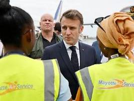 Verwüstungen von Zyklon Chido: Macron verspricht Wiederaufbau von Mayotte