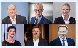 TV-Duell: Scholz, Merz, Weidel, Habeck, Lindner – ab in den Ring!