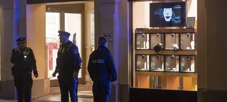 Raubüberfall auf Luxus-Juwelier in München: Großfahndung nach Tätern läuft