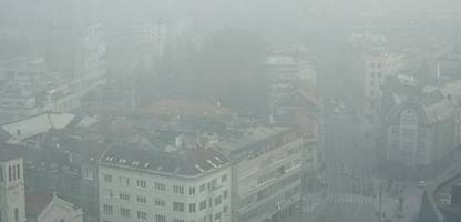 Sarajevo: Smog in der Hauptstadt von Bosnien und Herzegowina