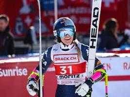 Wildes Comeback der Ski-Königin: Mit 40 und künstlichem Knie: Lindsey Vonn rast zu Punkten