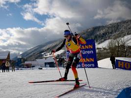 biathletin franziska preuß: die nächste gala in gelb