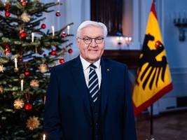 Weihnachtsansprache: Steinmeier: „Hass und Gewalt dürfen nicht das letzte Wort haben“