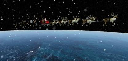 Santa-Tracker: Hier können Sie sehen, wo der Weihnachtsmann gerade ist