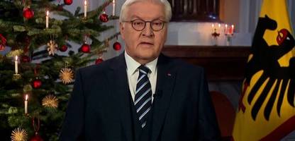 Weihnachtsansprache des Bundespräsidenten: Frank-Walter Steinmeier ruft zu Zusammenhalt auf