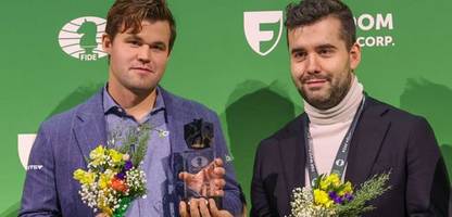 Blitzschach-WM: Magnus Carlsen und Jan Nepomnjaschtschi teilen sich Titel