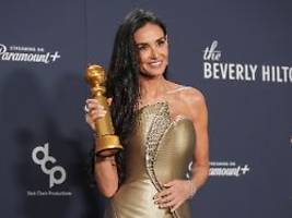 Golden Globe für Hauptrolle: Popcorn-Schauspielerin Demi Moore gewinnt erstmals Filmpreis