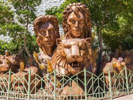 Ihr Tiger-Garten ist abgerissen: Siegfried und Roy verschwinden aus Las Vegas