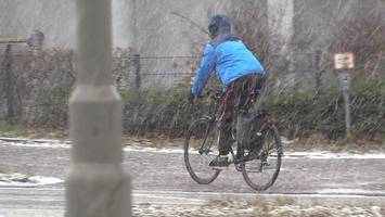 Der Winter kehrt schnell wieder zurück – mit Schnee und Eis