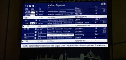 deutsche bahn: bahnverkehr im norden normalisiert sich nach sturm wieder