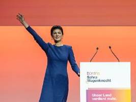 BSW-Chefin bestärkt Feindbild: Wagenknecht: Euer Hass spornt uns an