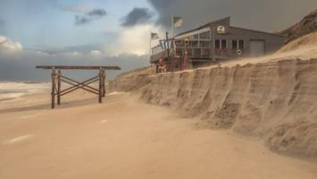 Sylt: Beliebtem Strandlokal droht Absturz an der Abbruchkante