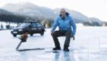 weißensee in kärnten: die arbeit wird gefährlicher