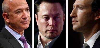 Jeff Bezos, Elon Musk, Mark Zuckerberg: So nehmen die Superreichen Einfluss