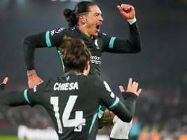 havertz und arsenal nur remis: uruguay-star schickt liverpool in nachspielzeit in den wahnsinn