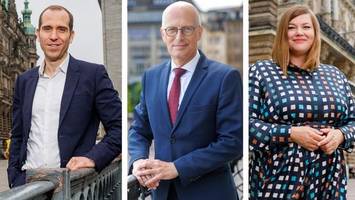 tschentscher, fegebank, thering: tv-schlagabtausch hier live