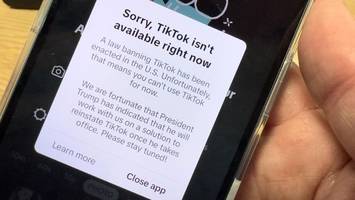 TikTok geht in den USA offline – Rettet Trump die App?