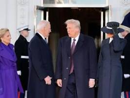 willkommen zu hause: biden empfängt trump zur teestunde im weißen haus