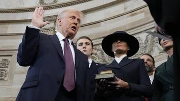 Donald Trump begeht Formfehler bei seiner Vereidigung