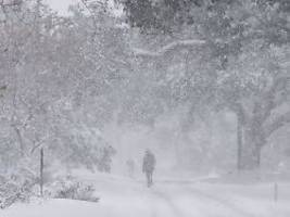 schnee auf floridas stränden: kältewelle rollt über die usa hinweg