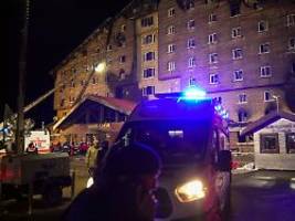 vorwürfe gegen erdogan-regierung: feueralarm in ausgebranntem skihotel soll nicht funktioniert haben