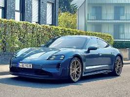 echte 1000 ps oder nicht?: fahrt mit porsche taycan turbo gt - einen kleinen makel hat er