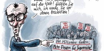 cartoons der woche von thomas plaßmann, klaus stuttmann und chappatte: merz auf kurs