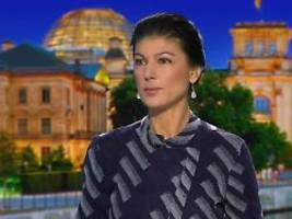 BSW-Chefin im RTL-Interview: Wagenknecht verteidigt Merz in AfD-Debatte