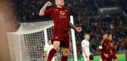 Europa League: Eintracht Frankfurt unterliegt Mats Hummels' Roma und steht trotzdem im Achtelfinale