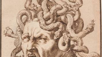 artefakt der griechischen mythologie - archäologen stoßen auf schreckliches medusa-antlitz in sizilien