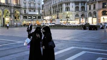 burka, niqab und co.: italiens regierungspartei fordert verbot