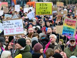 Demonstrationen gegen Friedrich Merz: „Wir sind die Brandmauer“