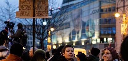 Demonstration gegen CDU und AfD: 160.000 Menschen protestieren in Berlin