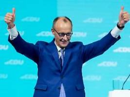 cdu-parteitag in berlin: asyl? merz redet lieber über wirtschaft