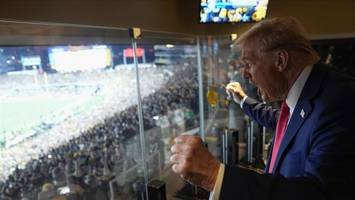 Premiere: Trump besucht als erster US-Präsident den Super Bowl