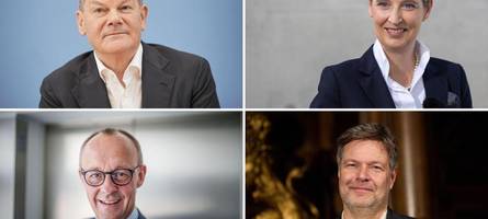 TV-Viererrunde mit Scholz, Merz, Weidel und Habeck beschlossen