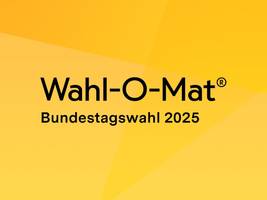 Online-Entscheidungshilfe: Wahl-O-Mat zur Bundestagswahl 2025 ist online