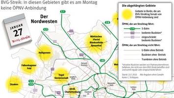 Diese Berliner Bezirke trifft der BVG-Streik besonders hart