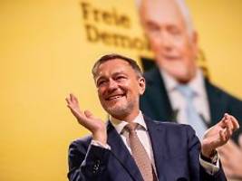 FDP-Chef auf Parteitag: Lindner hält Merz für einen Fall für betreutes Regieren