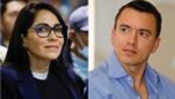 ecuador: präsidentschaftswahl in ecuador geht in die stichwahl