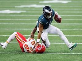 Katastrophale Pleite für Mahomes: Eagles überrollen Kansas City Chiefs im Super Bowl