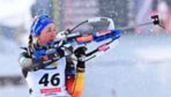 Biathlon-WM: Franziska Preuß gewinnt Silber im Sprint