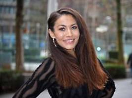 model im babyglück: fiona erdmanns drittes kind ist auf der welt