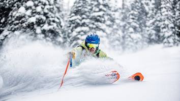 wintereinbruch - skigebiet in brandenburg öffnet am samstag 220-meter-abfahrt