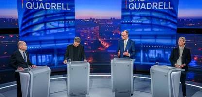 »Quadrell« bei RTL: Welche Aussagen der Spitzenkandidaten richtig waren – und welche falsch