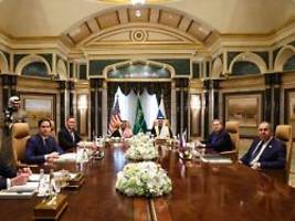 treffen mit lawrow begonnen: gespräche in riad starten mit us-russischen wirtschaftsbeziehungen