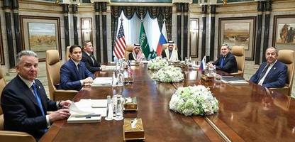 Ukraine: Darum geht es bei den Gesprächen zwischen den USA und Russland in Saudi-Arabien